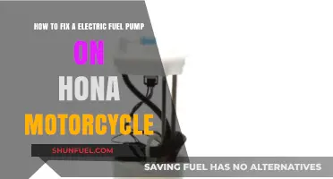 Fixing Your Honda Motorcycle's Electric Fuel Pump: A Step-by-Step Guide