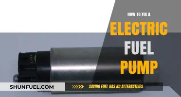 Fixing Your Electric Fuel Pump: A Step-by-Step Repair Guide