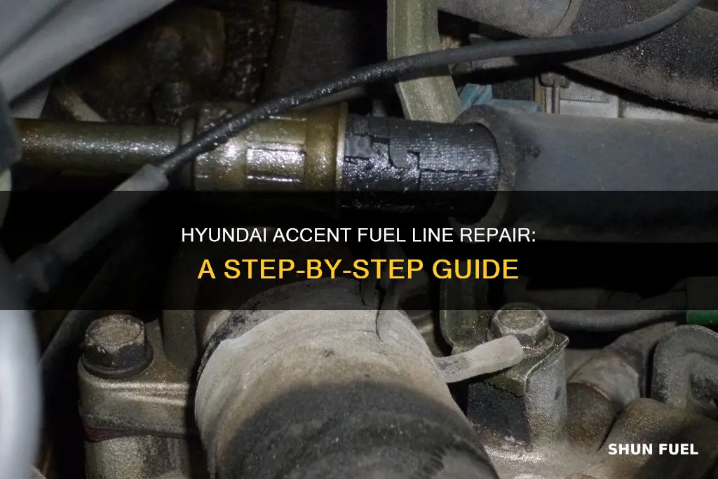 how to fix a fuel line in 2007 hyundai accent