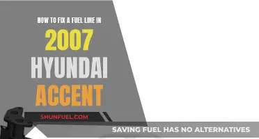 Fixing Fuel Line Leaks in 2007 Hyundai Accents