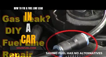 Fixing a Fuel Line Leak: A Step-by-Step Guide