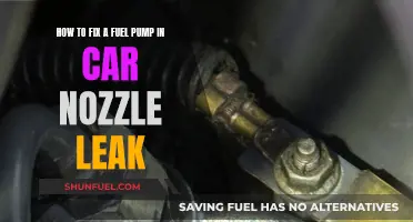 Fixing a Leaky Fuel Pump Nozzle: A Step-by-Step Guide
