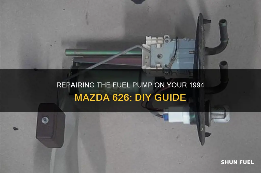how to fix a fuel pump on 194 mazda 626