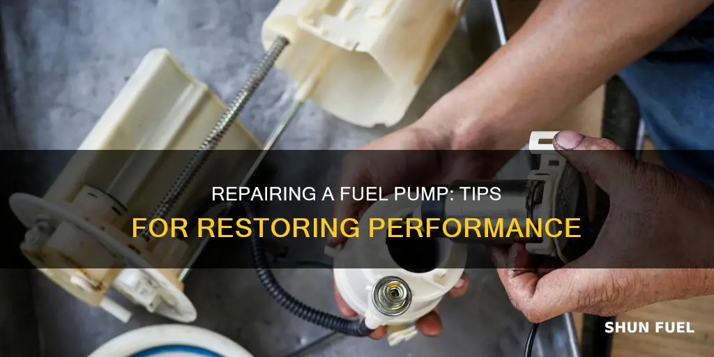 how to fix a fuel pump without replacing it