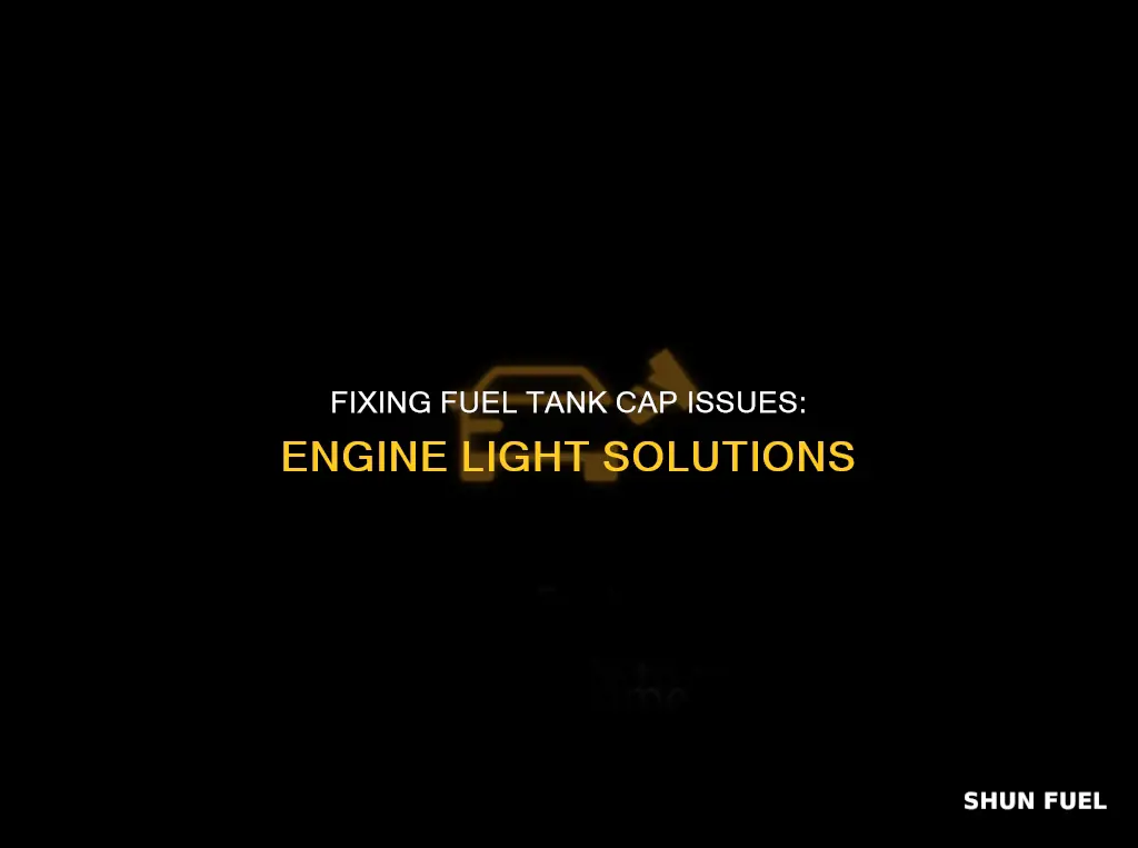 how to fix a fuel tank cap check engine light
