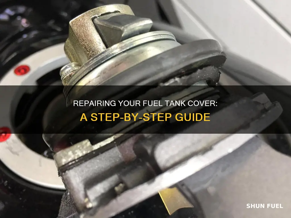 how to fix a fuel tank cover