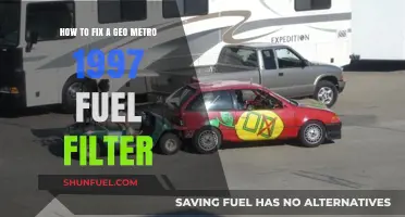 Fixing Geo Metro: Replacing 1997 Fuel Filter