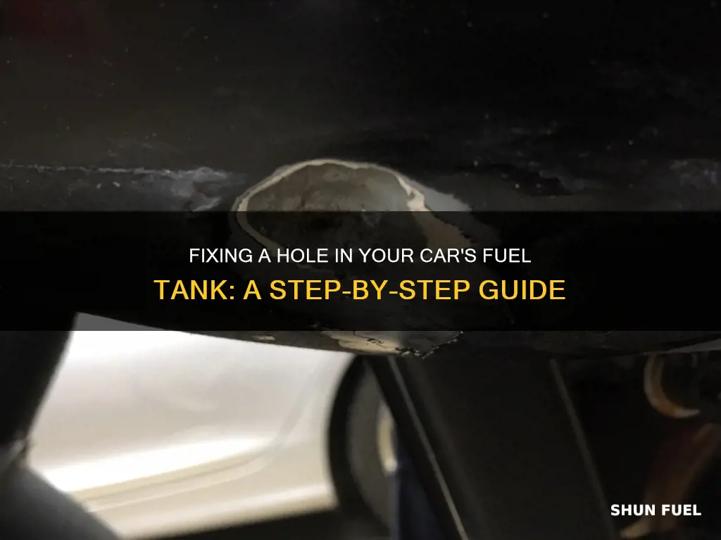 how to fix a hole in a car fuel tank