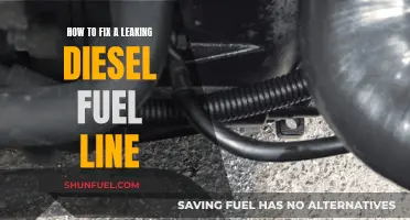 Repairing a Leaking Diesel Fuel Line: Quick and Easy Steps