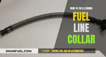 Fixing a Leaking Fuel Line Collar: A Step-by-Step Guide