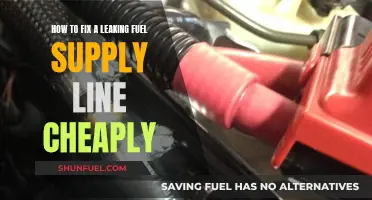 Fixing a Leaking Fuel Line: Cheap and Quick Solutions
