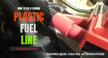Repairing a Leaking Plastic Fuel Line: Quick and Easy Fix