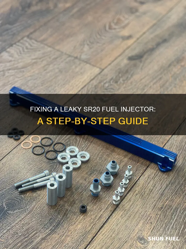 how to fix a leaky fuel injector sr20