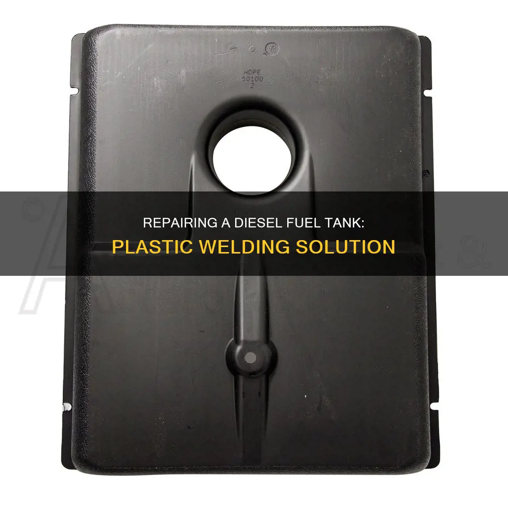 how to fix a plastic diesel fuel tank