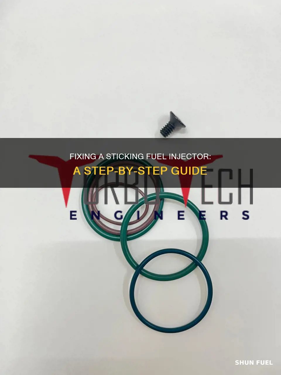how to fix a sticking fuel injector
