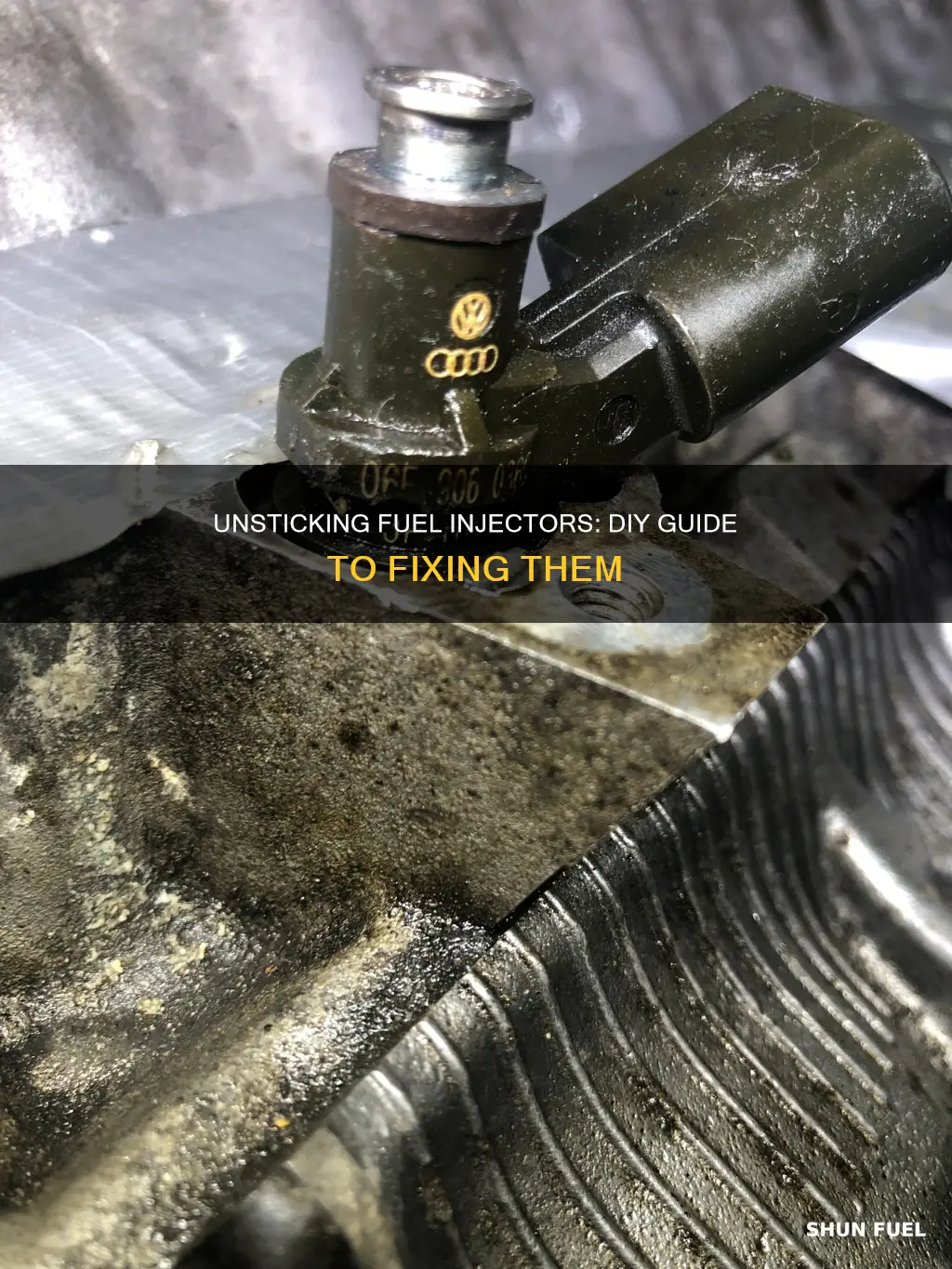 how to fix a stuck fuel injector