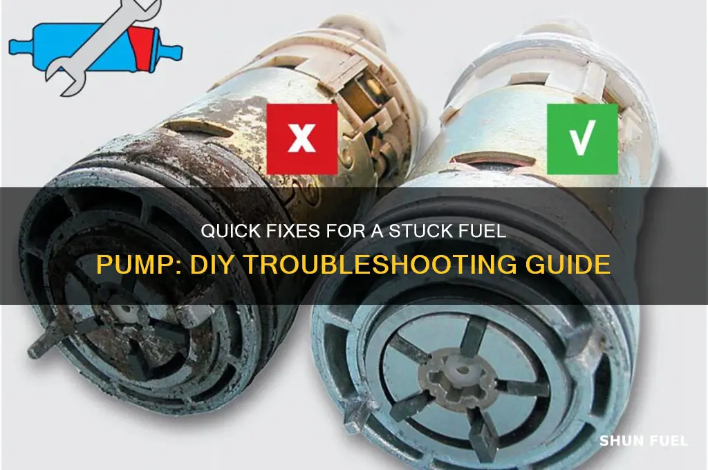 how to fix a stuck fuel pump