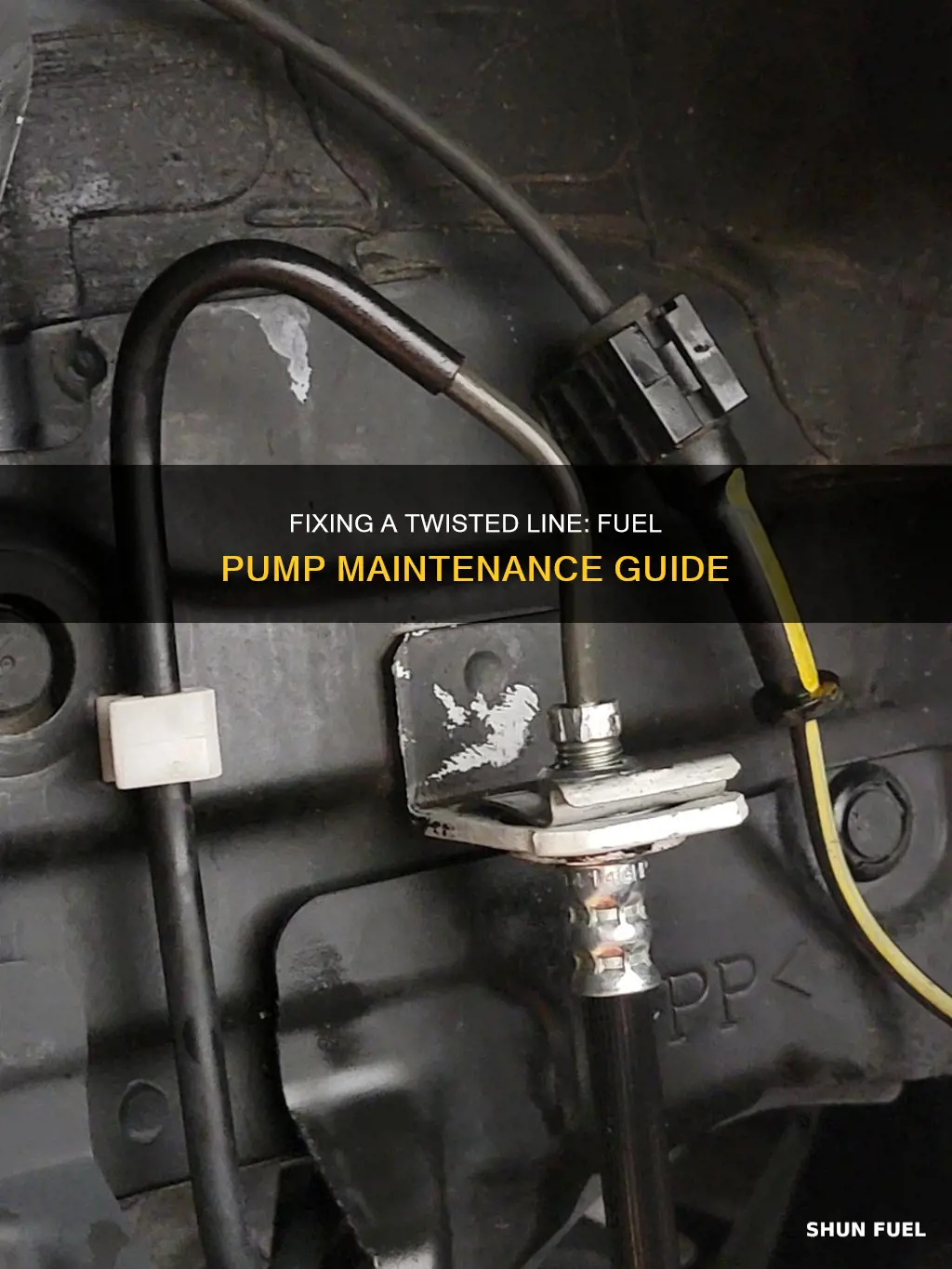 how to fix a twisted line on a fuel pump
