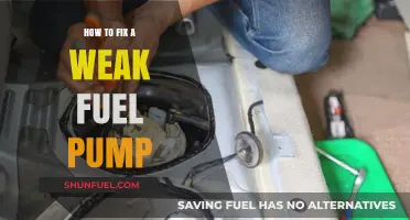 Revive Your Ride: Effective Steps to Fix a Weak Fuel Pump