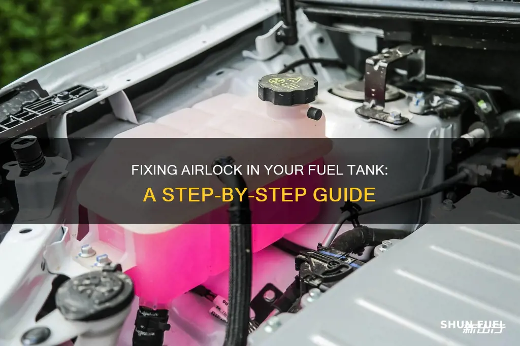 how to fix airlock in fuel tank