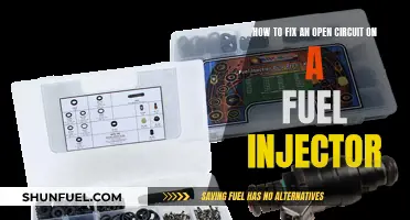 Fixing Fuel Injector Open Circuits: DIY Guide
