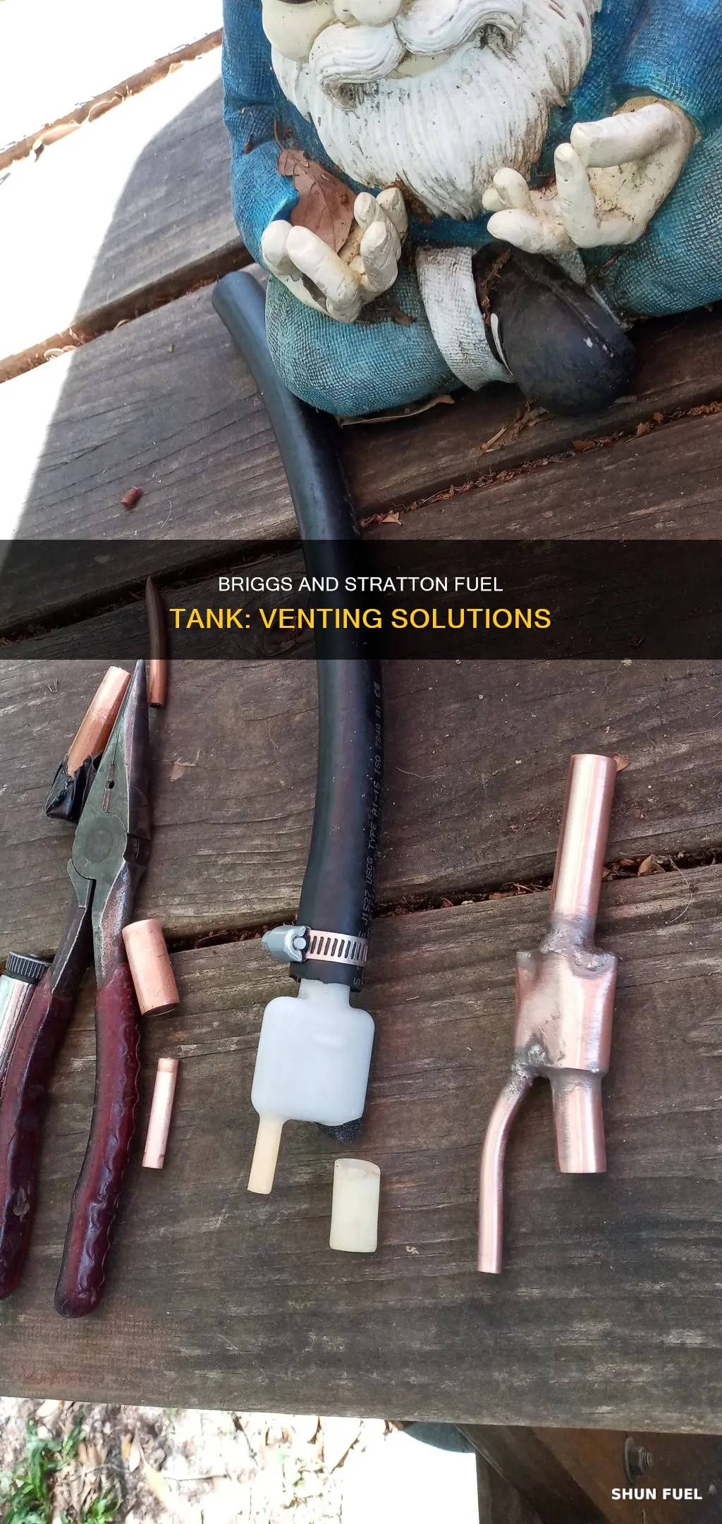 how to fix briggs and stratton fuel tank can