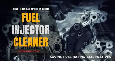 Troubleshoot Car Sputtering: Expert Tips After Using Fuel Injector Cleaner