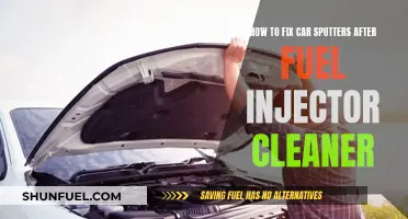 Fixing Car Sputters: Fuel Injector Cleaner Aftermath