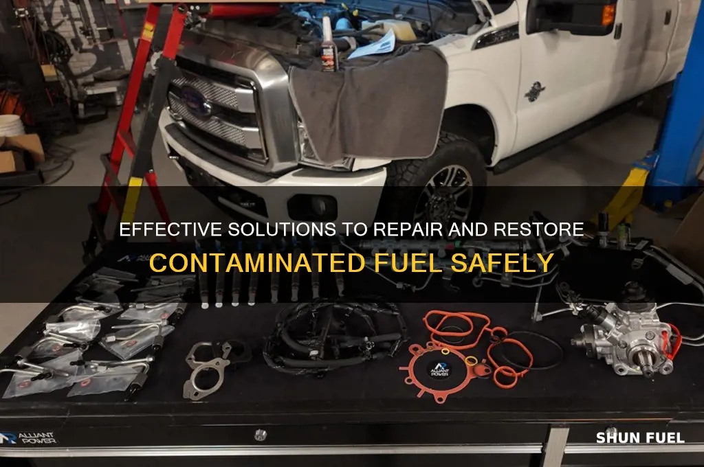 how to fix contaminated fuel