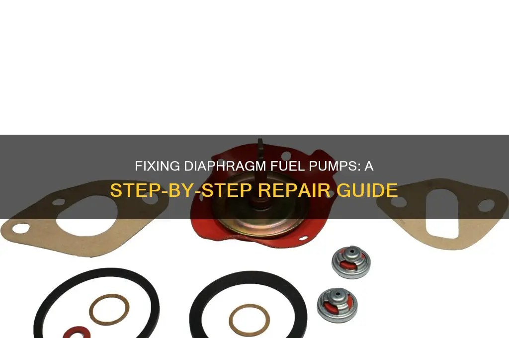 how to fix diaphragm fuel pump