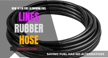 Fixing Fuel Lines: A Guide to Replacing Aluminum Hose with Rubber