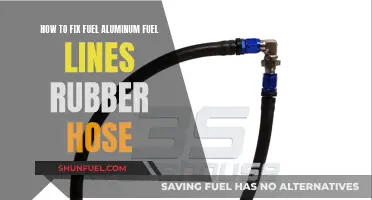 Fixing Fuel Lines: Aluminum & Rubber Hose Repair Guide
