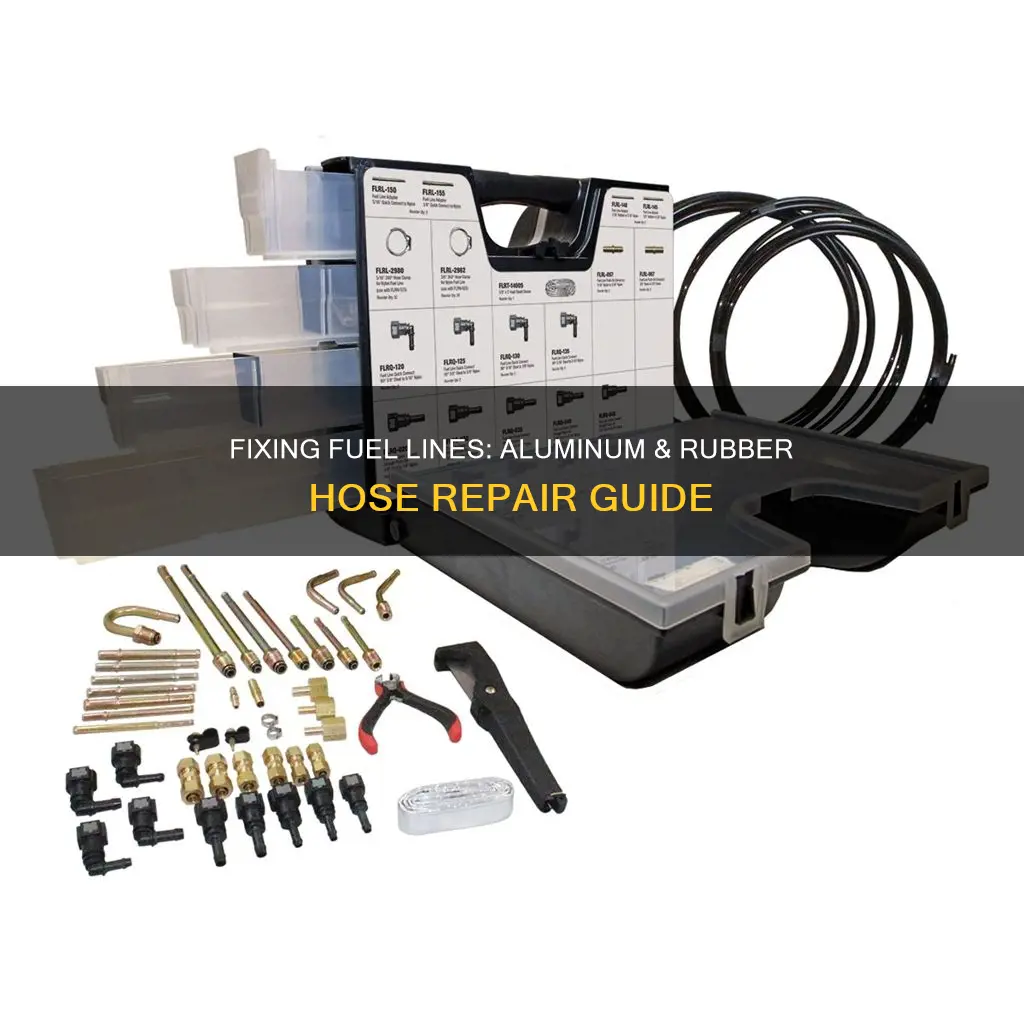 how to fix fuel aluminum fuel lines rubber hose