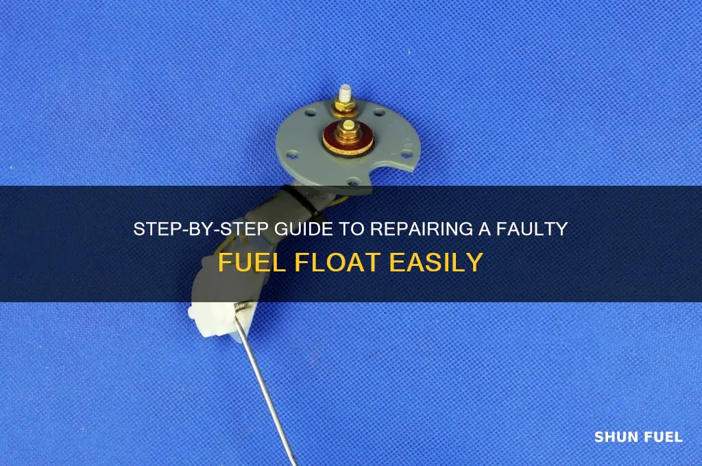 how to fix fuel float