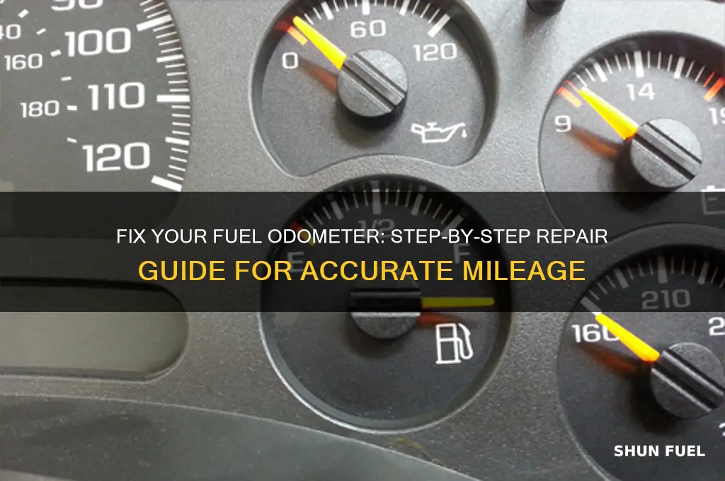 how to fix fuel odometer