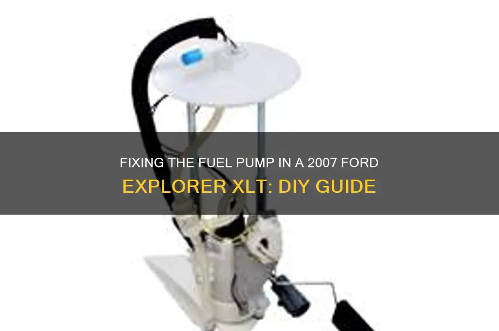 how to fix fuel pump ford 07 explorer xlt