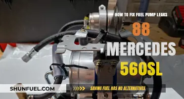 Fixing Fuel Pump Leaks in Your 1988 Mercedes 560SL: A Guide