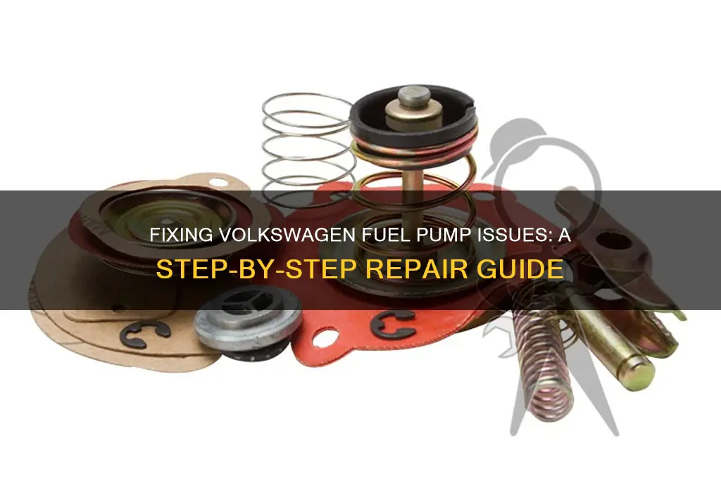 how to fix fuel pump meate in volkswagon