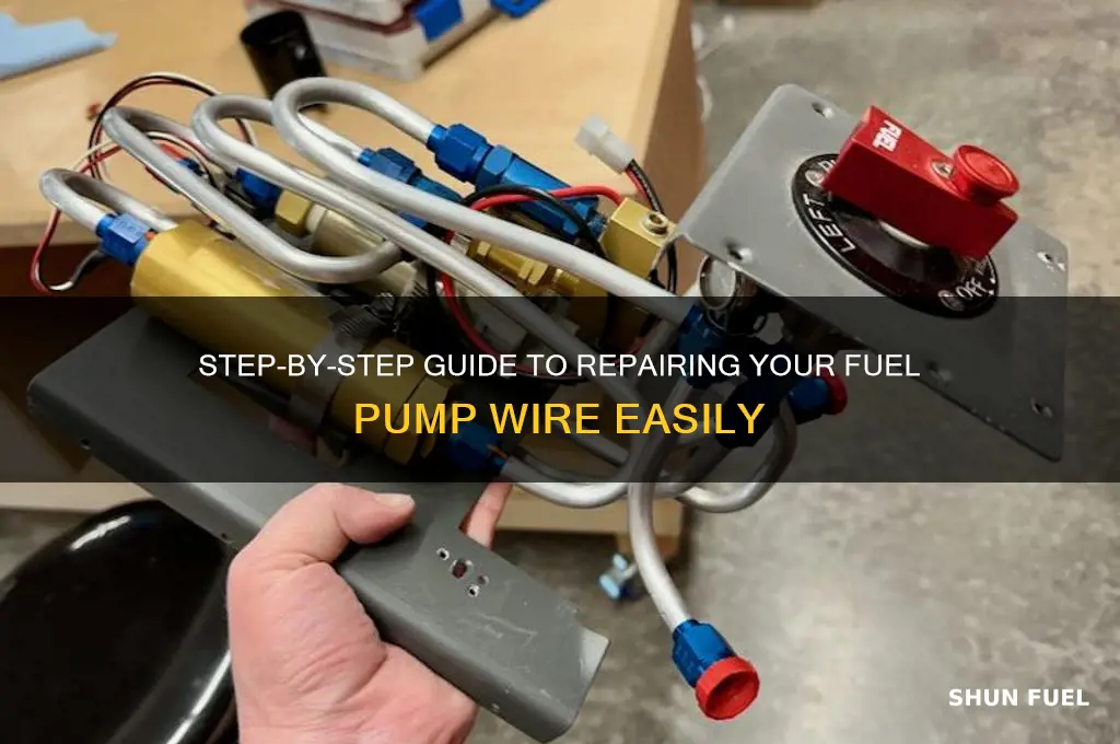 how to fix fuel pump wire