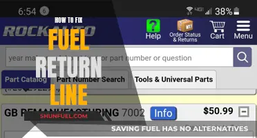 Fuel Return Line Fixes: A Step-by-Step Guide