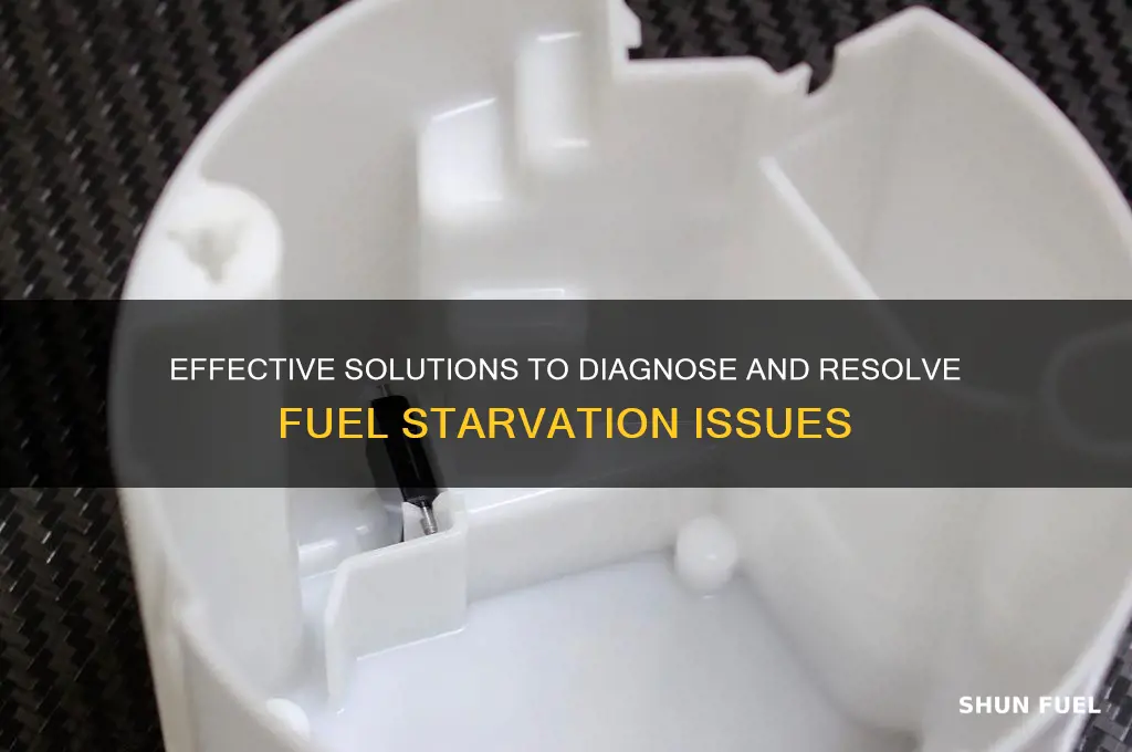 how to fix fuel starvation