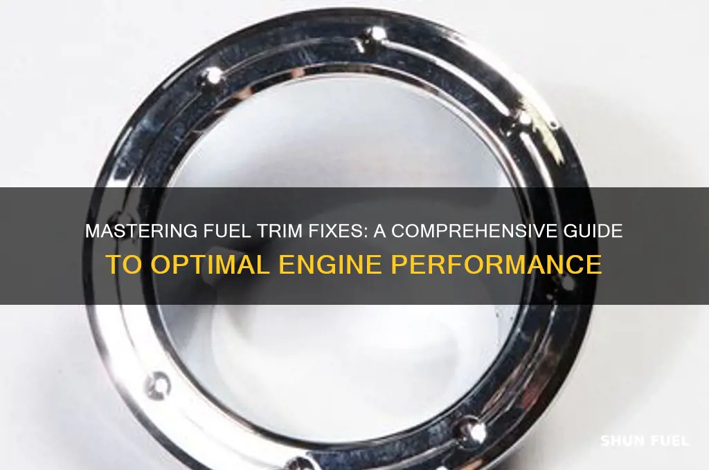 how to fix fuel trim