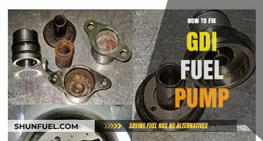 Fixing GDI Fuel Pump Issues: A Step-by-Step Repair Guide