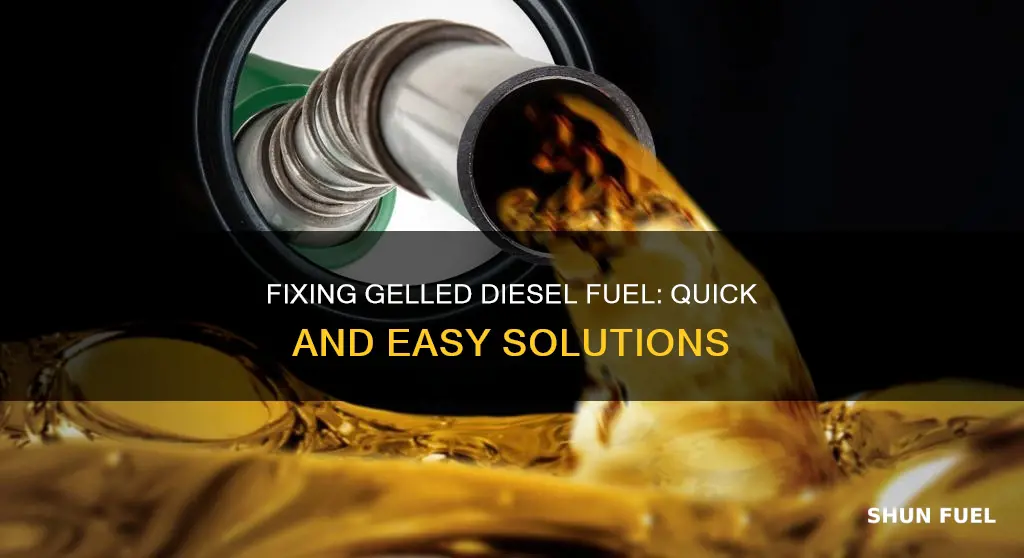 how to fix gelled diesel fuel