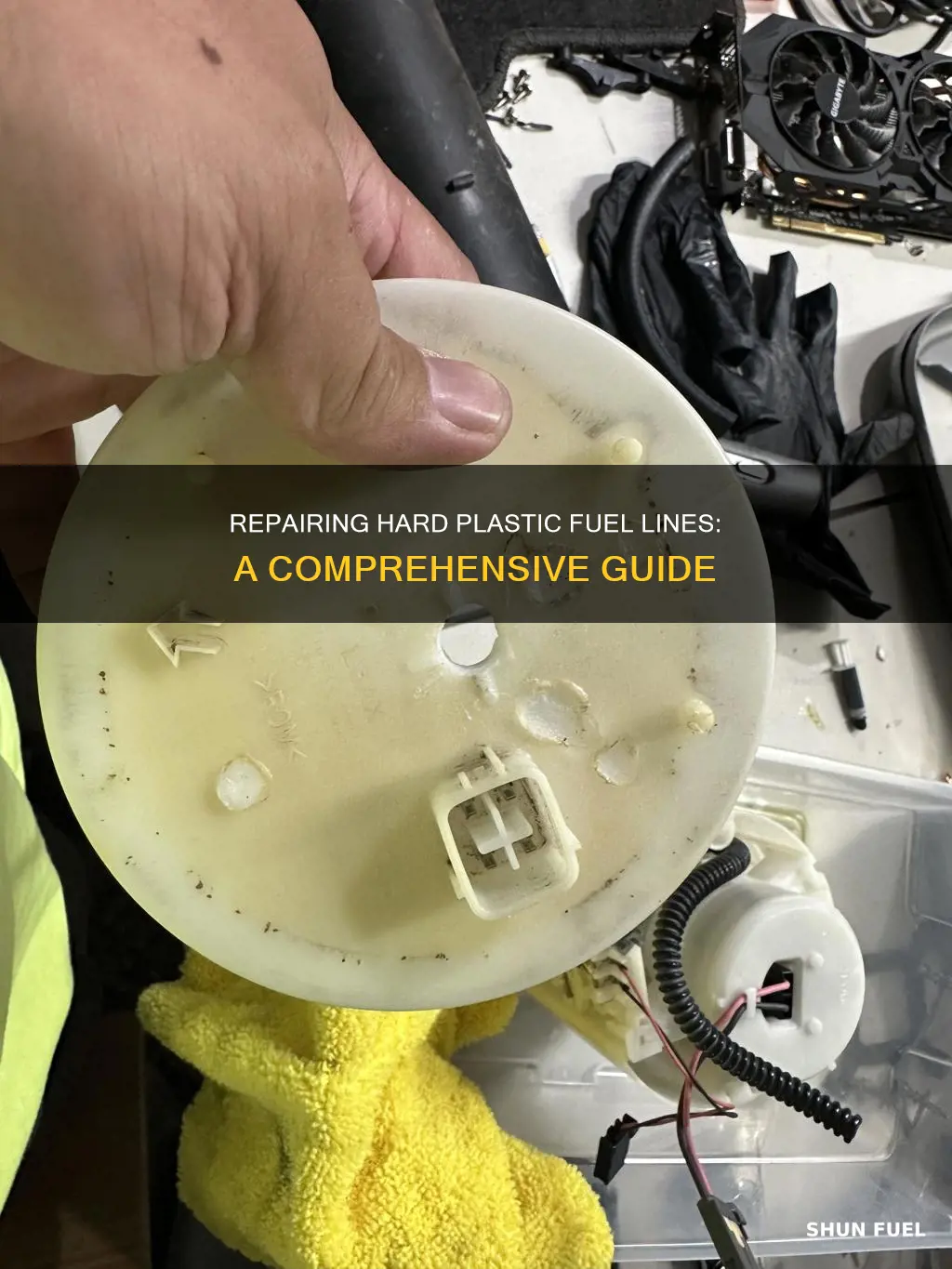 how to fix hard plastic fuel line
