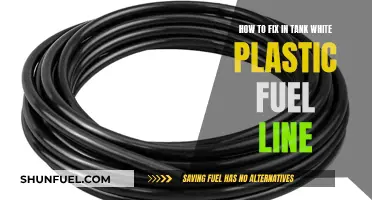 Troubleshooting and Repairing White Plastic Fuel Lines in Your Tank