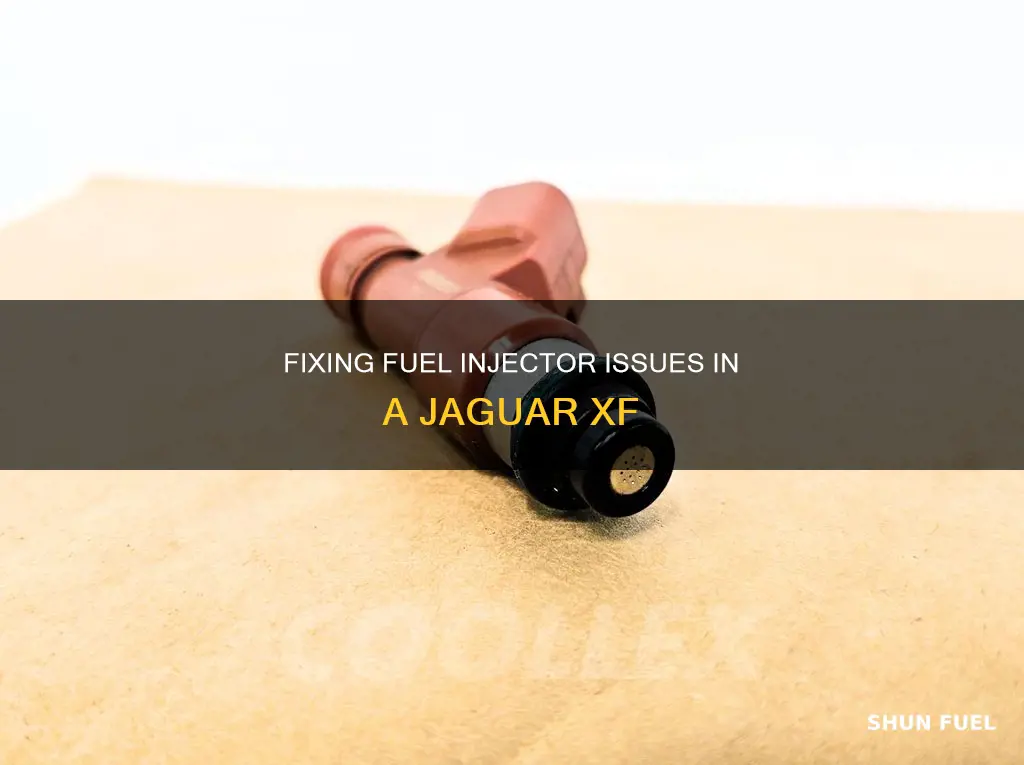 how to fix jaguar xf fuel injector