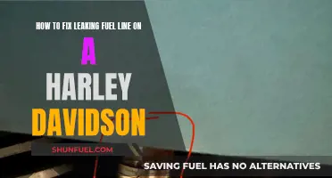 Fixing Leaking Fuel Lines: A Harley-Davidson Guide