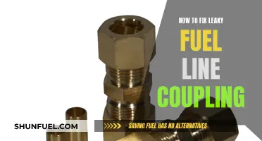 Fixing Leaky Fuel Line Coupling: Stop Gasoline Loss