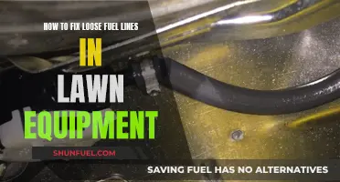 Fixing Loose Fuel Lines: Lawn Equipment Maintenance